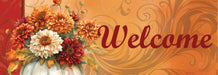 Orange Pumpkin Mums Signature Sign