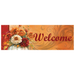 Orange Pumpkin Mums Signature Sign