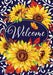 Sunflower Panel Banner Flag