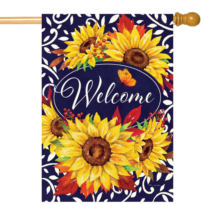 Sunflower Panel Banner Flag