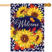 Sunflower Panel Banner Flag
