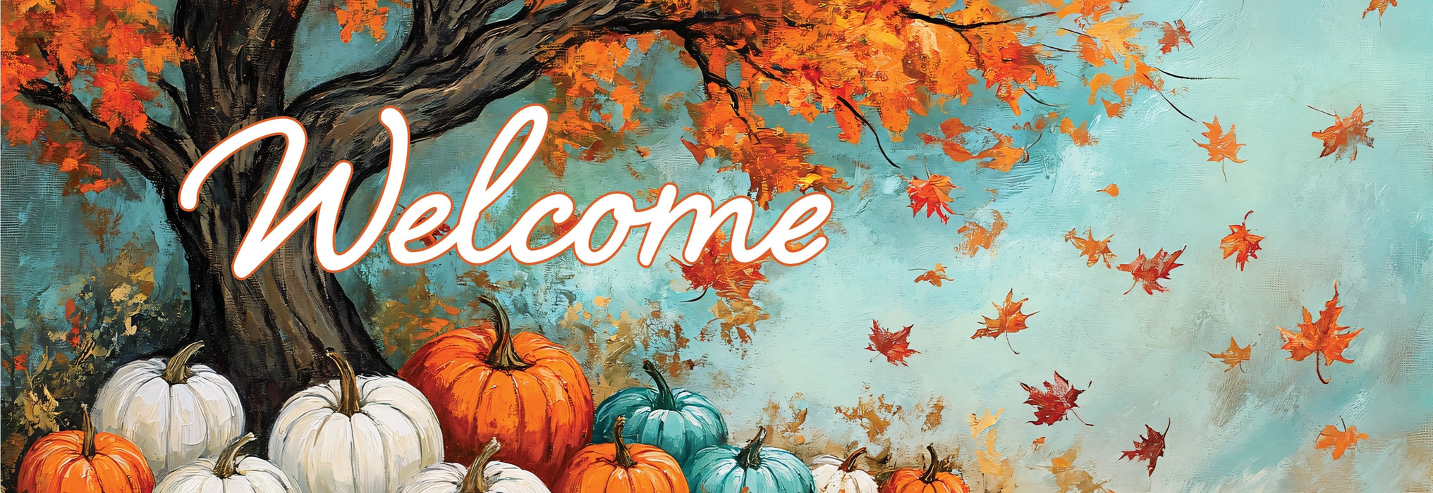 Maple Tree Pumpkins Signature Sign