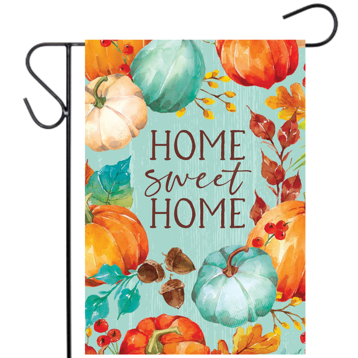 Pumpkin Frame Garden Flag