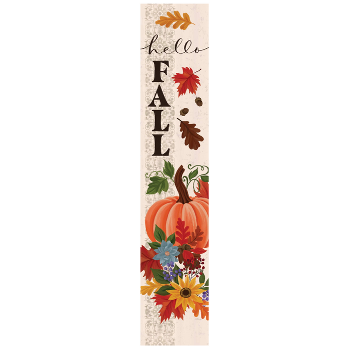 Hello Fall Pumpkin Yard Expression