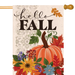 Hello Fall Pumpkin Banner Flag