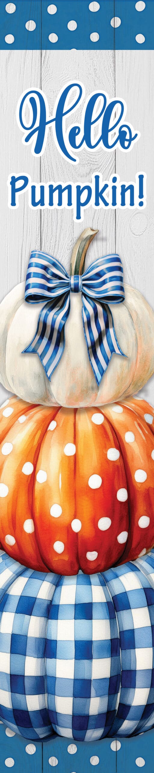 Gingham Hello Pumpkin Yard Expression