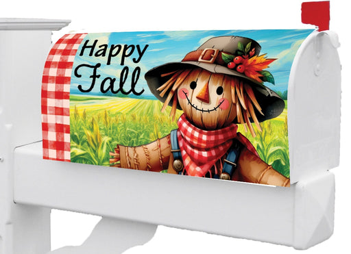 Scarecrow & Pumpkins Mailbox Cover