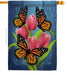 Monarch Butterflies Banner Flag