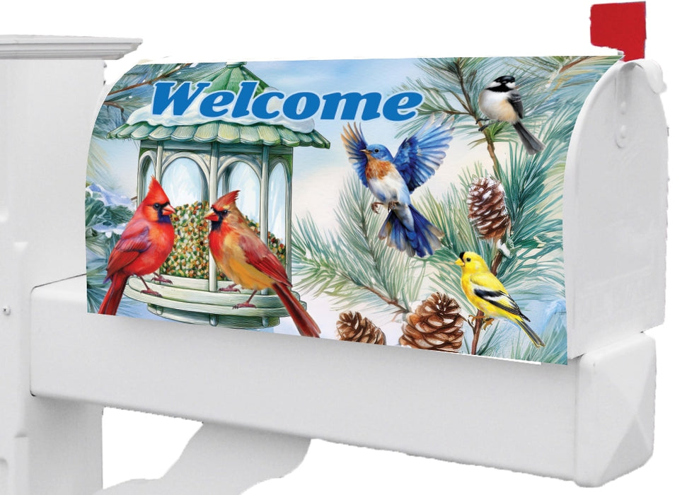 Winter Feeder Mailbox Cover