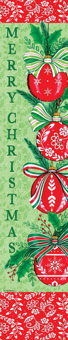 Red Christmas Ornaments Yard Expression