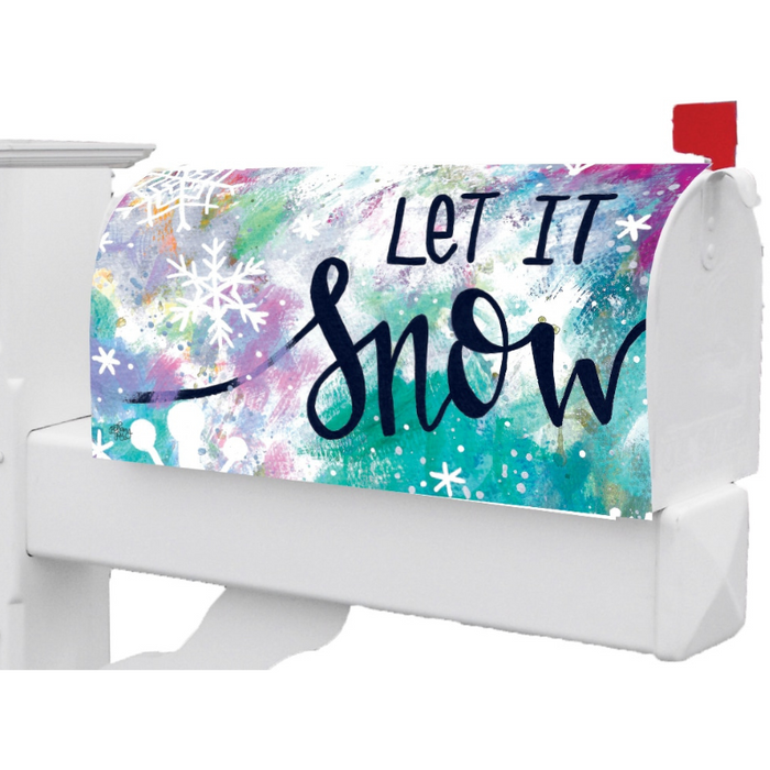Let it Snow Mailbox Cover