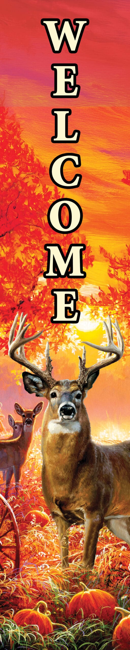 Deer Pumpkins Yard Expression