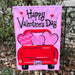 Valentine's Day Truck Garden Flag