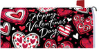 Black and Red Hearts Mailbox Cover