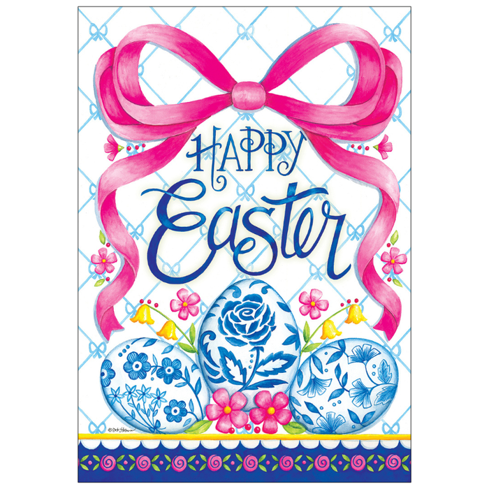 Chinoiserie Eggs Decorative Flag