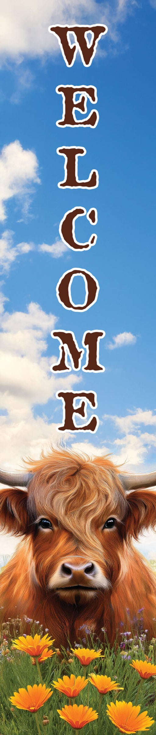 Highland Cow Yard Expression