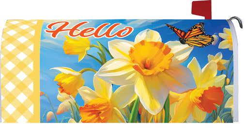Daffodils & Butterfly Mailbox Cover