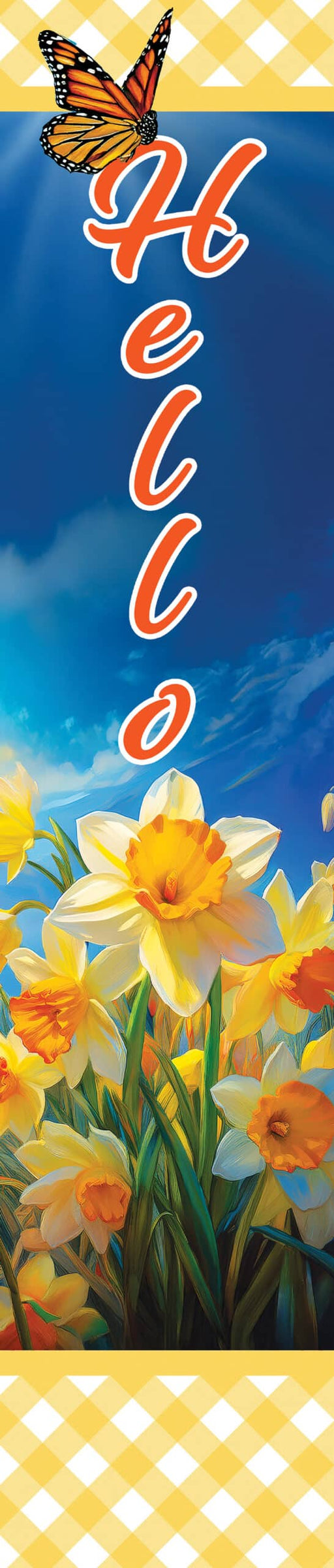 Daffodils & Butterfly Yard Expression