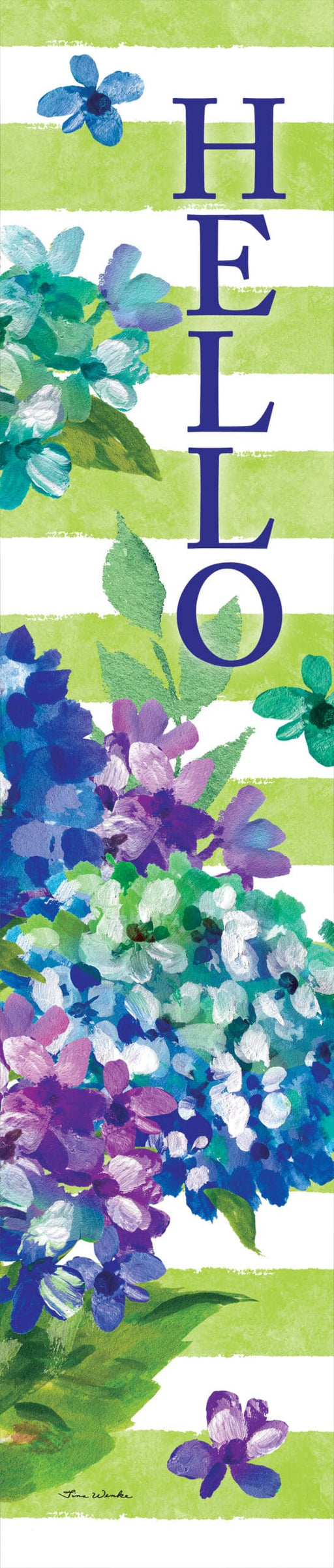 Striped Hydrangeas Yard Expression