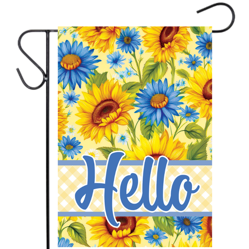 Sunflowers and Daisies Garden Flag