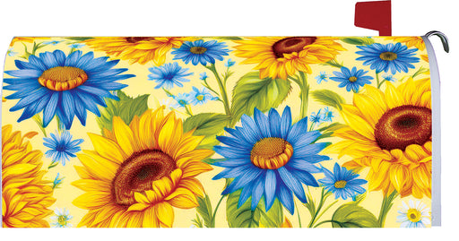 Sunflowers and Daisies Mailbox Cover