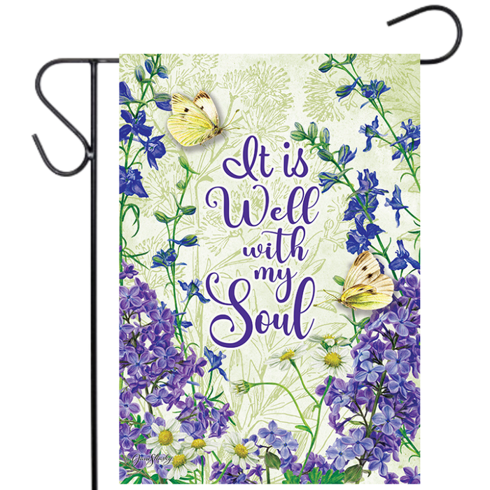 It is Well Garden Flag