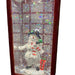 Telephone Booth Snowman Light Up Water Lantern
