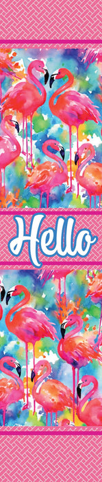 Watercolor Flamingo Yard Expression