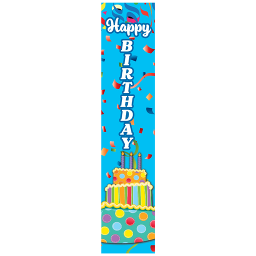 Blue Happy Birthday Yard Expression