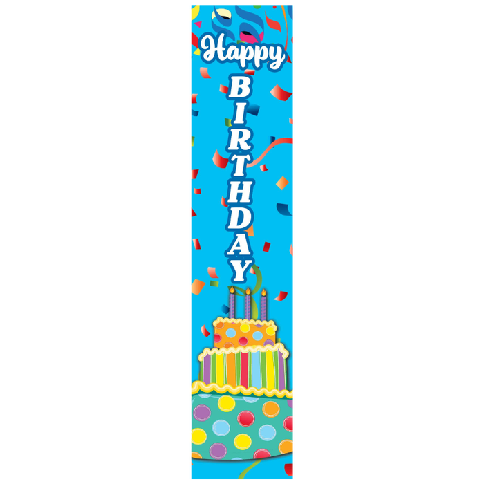 Blue Happy Birthday Yard Expression