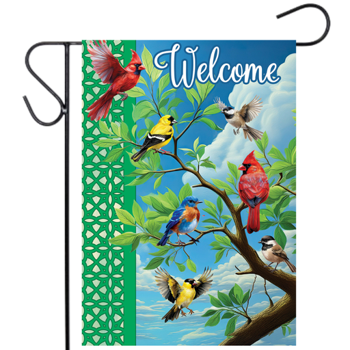 Bird Branch Garden Flag