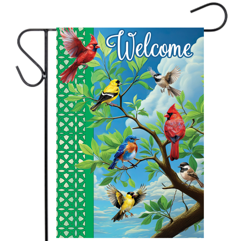 Bird Branch Garden Flag