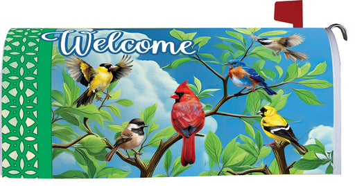 Bird Branch Mailbox Cover