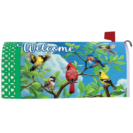 Bird Branch Mailbox Cover