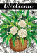 Elegant Fern Decorative Flag