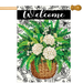 Elegant Fern Banner Flag
