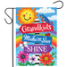 Grandkids Make the Sun Shine Garden Flag