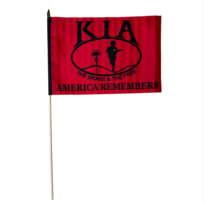 12"x18" Killed In Action (KIA) Stick Flag