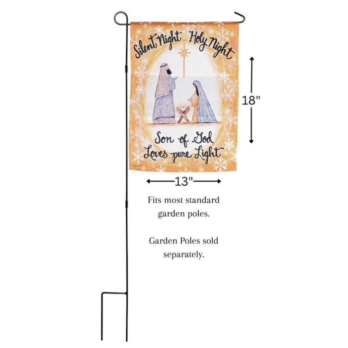 Holy Family Loves Pure Light Garden Flag