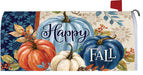 Pumpkin Blues Mailbox Cover