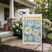 Welcome Daisy Garden Flag