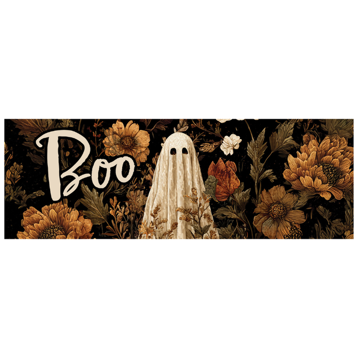 Vintage Ghost Boo Signature Sign