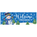 Chinoiserie Snowman Signature Sign