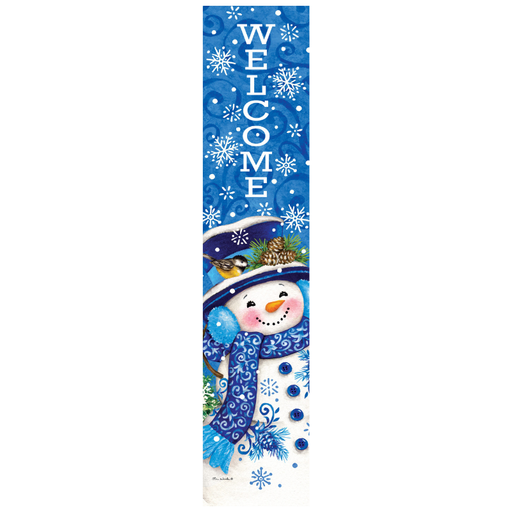 Chinoiserie Snowman Yard Expression