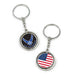 US Air Force Spinning Keychain
