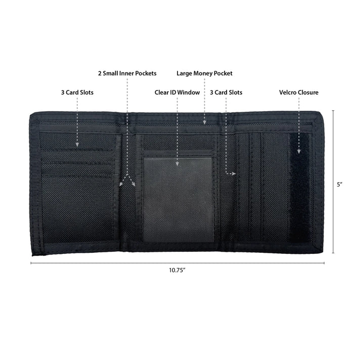 Buffalo Bills Team Colors Trifold Wallet