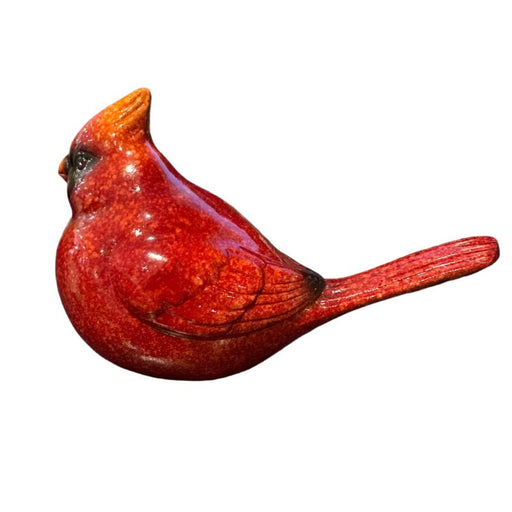 Glazed Resin Male Cardinal Figurine