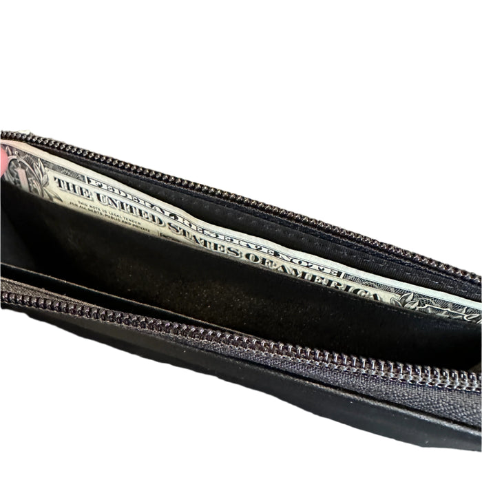 Buffalo Bills Black Embossed Wristlet Wallet
