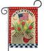 Americana Cardinal Floral Garden Flag