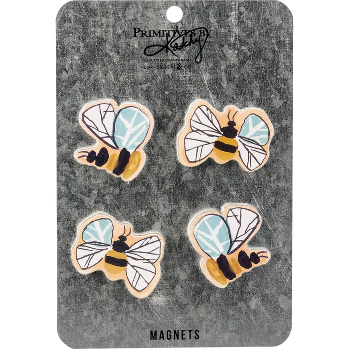 Small Bees Magnet Set